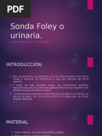 Sondaje Vesical y Nasogastrico