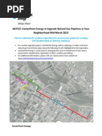 CenterPoint Construction Project Downtown MBL Letter