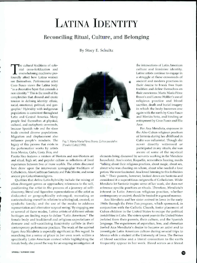 Latina Identity | PDF | Santería | Spirituality