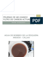 Presentacion de Pruebas de Ab Con Filtro de Carbon Activado