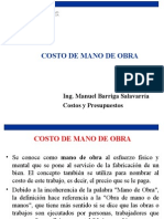 Costo de Mano de Obra Clase 4 15478