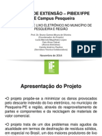 If Pernambuco - Tratamento de Lixo Eletronico No Municipio de Pesqueira e Regiao