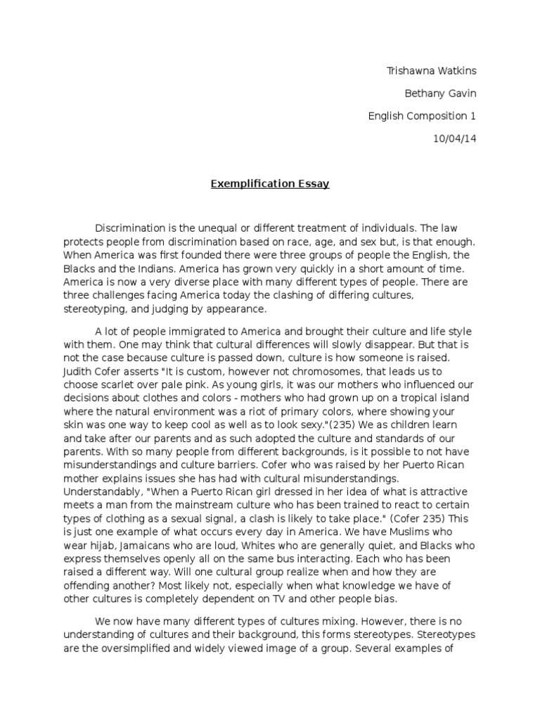 prejudice essays