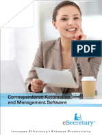 Correspondence Automation and Management Software: Increase Efficiency I Enhance Productivity
