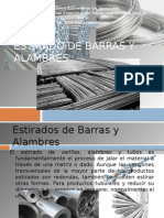 Estirado de Barras y Alambres, Produccion