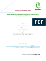 Metodos de Integración