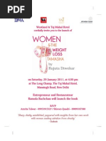 Women and Weightloss Tamasha Invite For Delhi