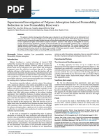 Experimental Investigation of Polymer Adsorptioninduced Permeability Reduction in Low Permeability Reservoirs 2157 7463.1000183