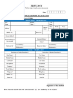 Registration Form