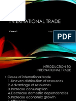 Introduction to International Trade