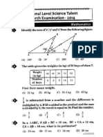 Nstse Class 7 Solved Paper 2014