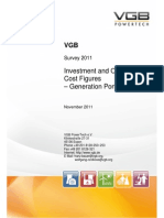 Investment and Operation Cost Figures - Electricity Generation VGB 2011-2011-912-0054-01-E