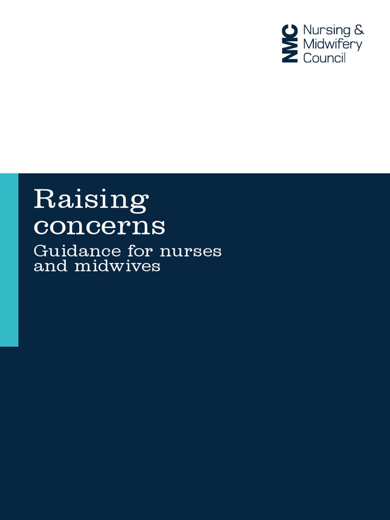 Guidance on Raising Concerns for Nurses | PDF | Midwife | Confidentiality