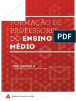 FORMAÇÃO DE PROFESSORES  ENSINO MEDIO INOVADOR- Caderno Vi