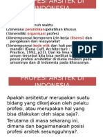 3 Profesi Arsitek & 13 Butir Kompetensi Di Indonesia