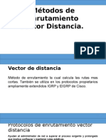 Métodos de Enrutamiento Vector Distancia