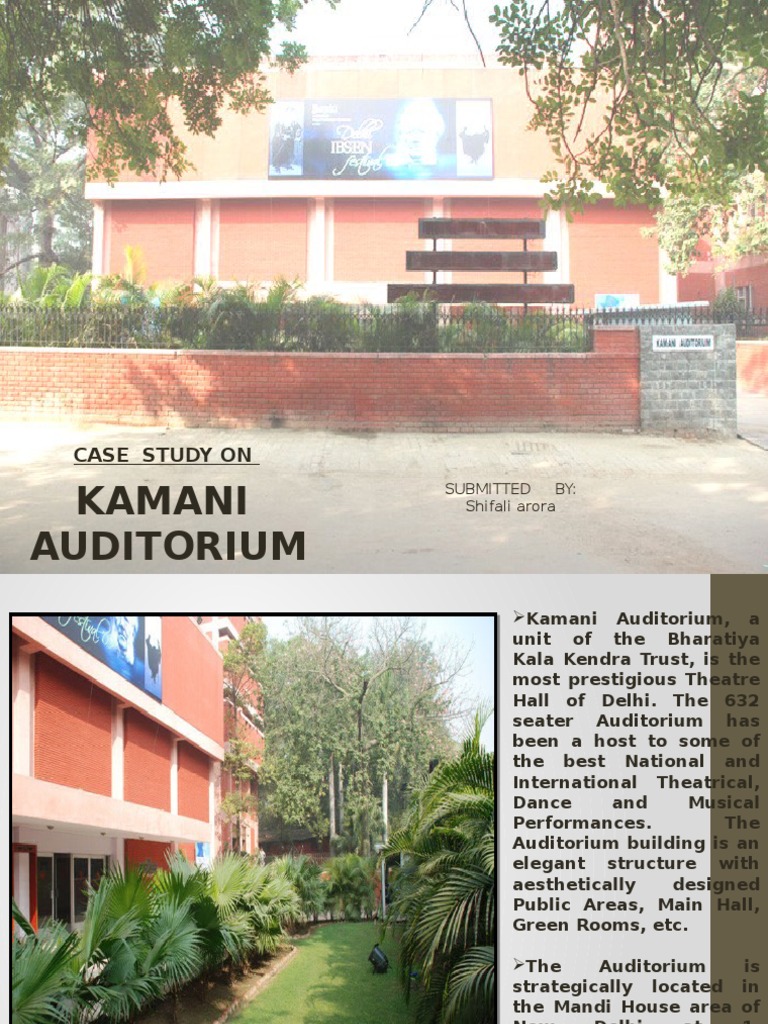 International auditorium case study image