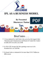 Ipl As A Businessmodel