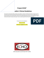 Project ECHO Hepatitis C Clinical Guidelines