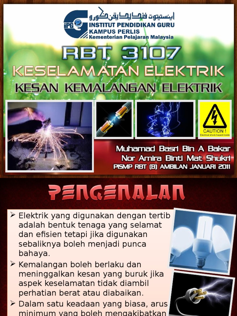 2 Kesan Kemalangan Elektrik Pdf