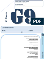 G9 4bim 2012 Aluno PDF