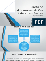 Planta de Endulzamiento de Gas Natural Con Aminas
