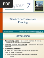 Chapter 7 - Short-Term Finance and Planning2