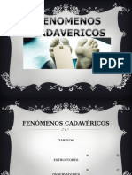 FENOMENOS CADAVERICOSS