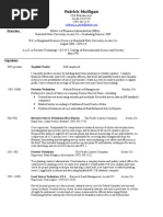 Download Patrick Mulligan Natural Resource Resume by Patrick Mulligan SN2573138 doc pdf