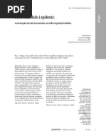 Da invisibilidade à epidemia