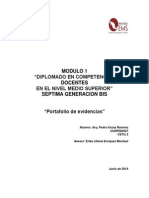 Portafolio de Evidencias Modulo 1 Profordems