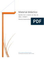 U1-Material Didactico-Introduccion a La Administración de BD