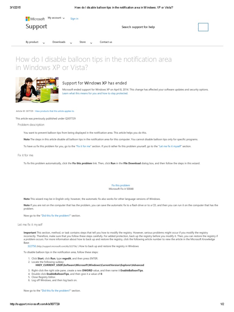 How Do I Disable Balloon Tips? – YFFORN