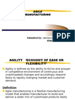 Agile Manufacturing: Submitted By: 05002082013