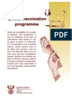 Goats vaccination programs against diseases