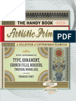 Handy Book of Artistic Printing - A Collection of Letteinter's Devils, and Other Freaks of Fancy - Doug Clouse