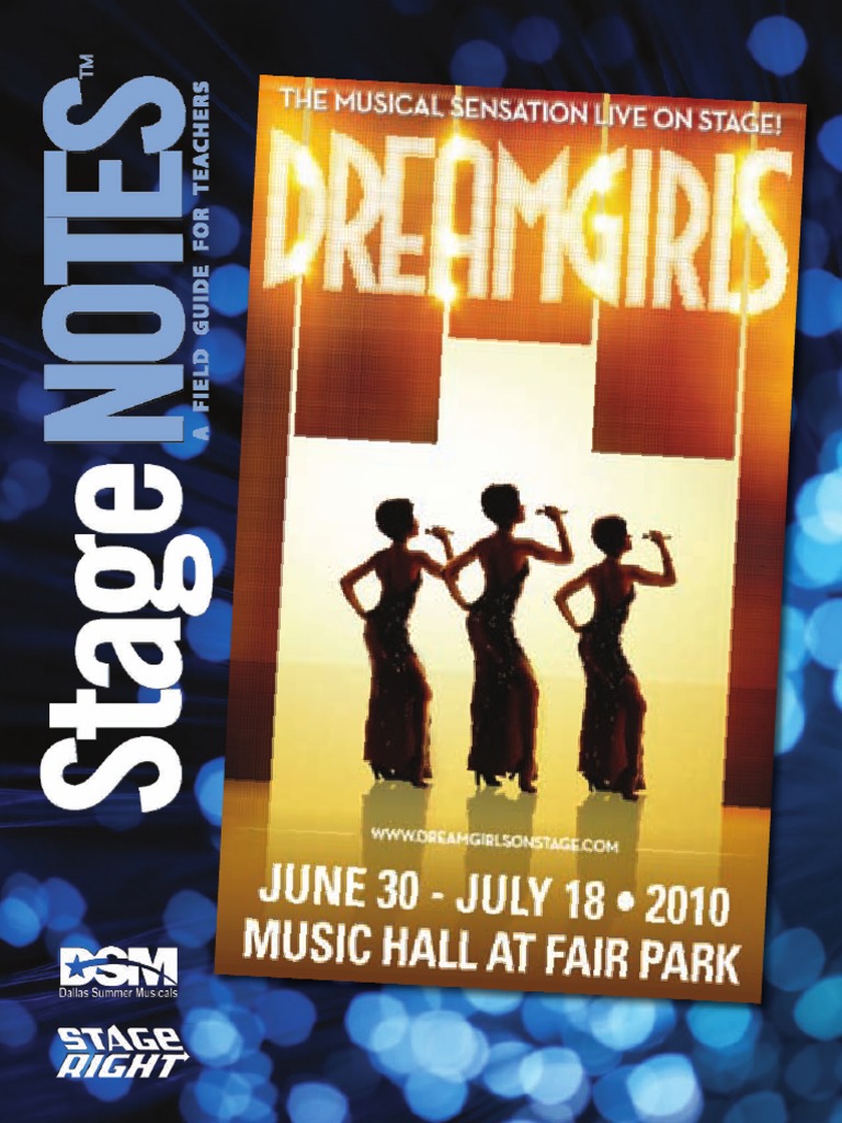 Dreamgirls Study Guide Performing Arts Theatre