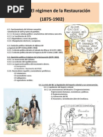 Tema 6. EL RÉGIMEN DE LA RESTAURACIÓN 1875-1902.