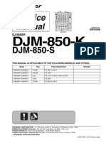 Pioneer DJ 850 Serv Manual