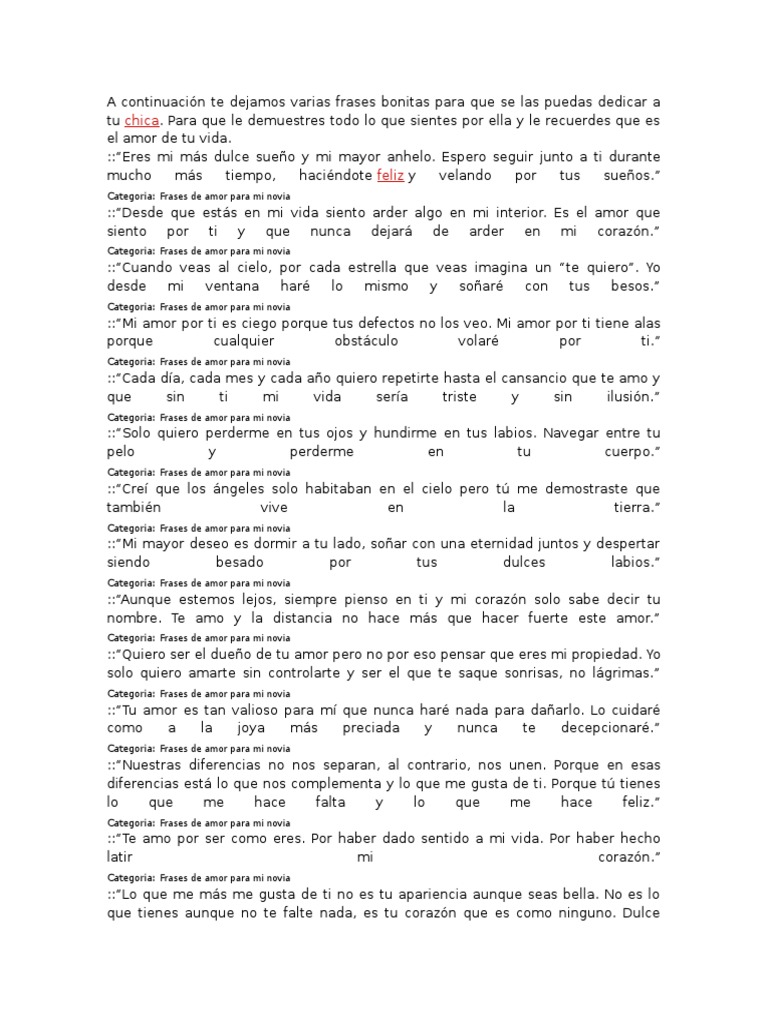 Frases de Amor para tu Novia | PDF | Fruto Del Espiritu Santo | Amor, image size:768x1024