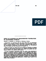 Effect Of Alcohols On Decomposition Temperature Of Chloroform Hydrate