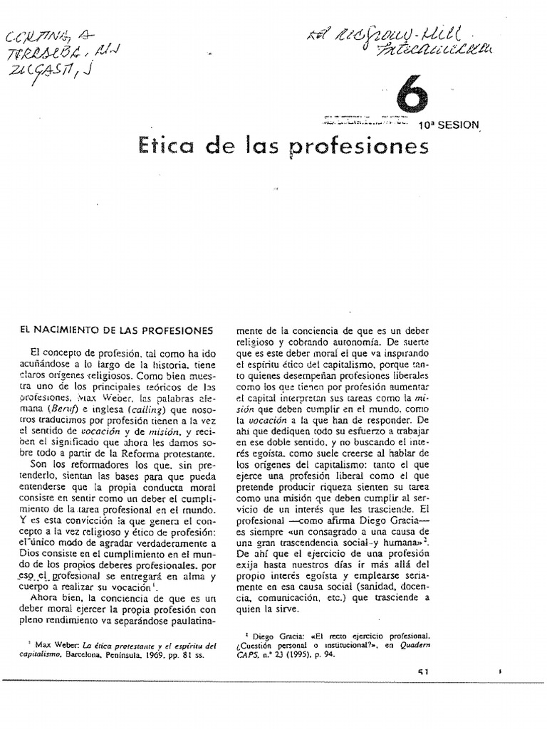 Etica de Las Profesiones Adela Cortina