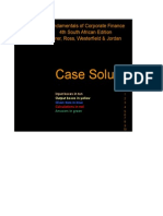 Excel Solutions To Cases