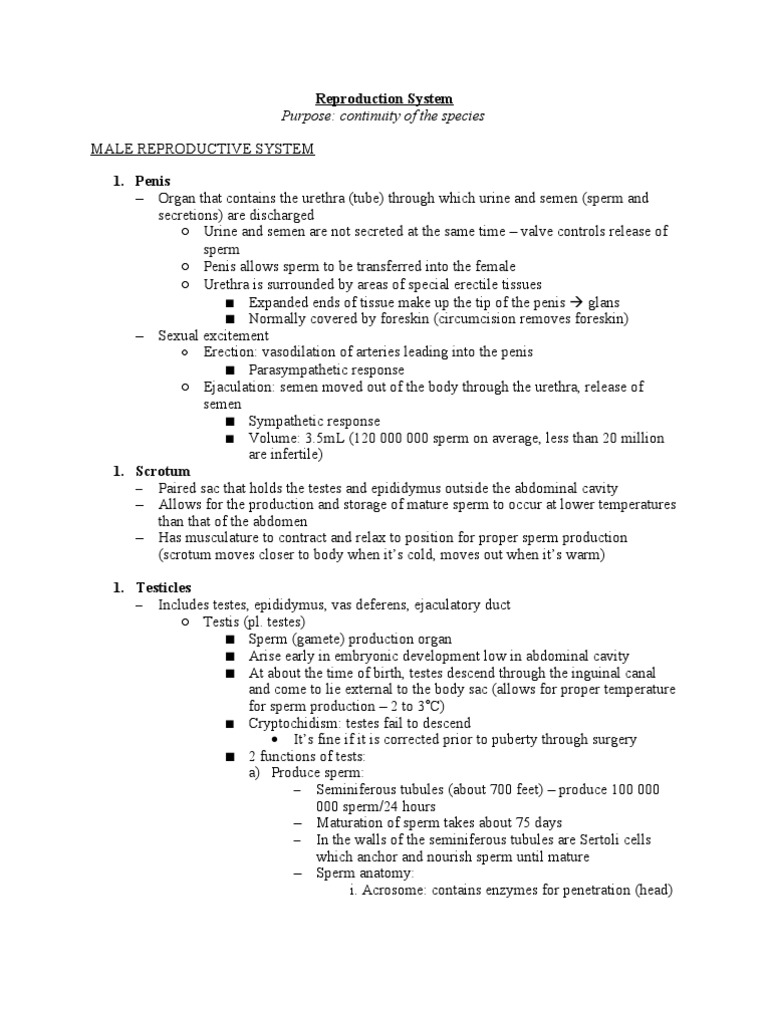Reproduction System Notes | PDF | Luteinizing Hormone | Menstrual Cycle