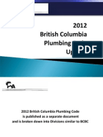 2012 Plumbing Code Update