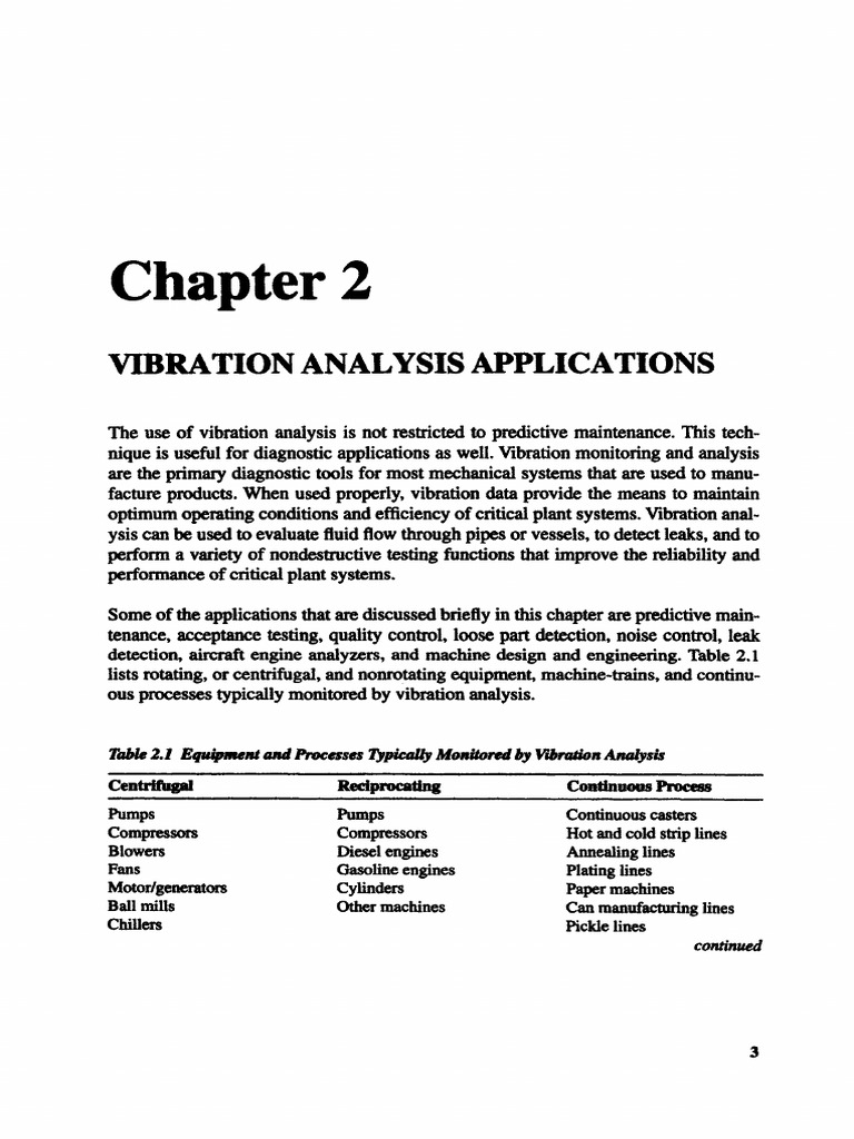 Vibration Analysis Applications Overview | PDF | Engines | Mechanical ...