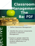 Ppt Classroom Management