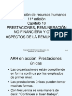 Prestaciones y Remuneracion No Financiera