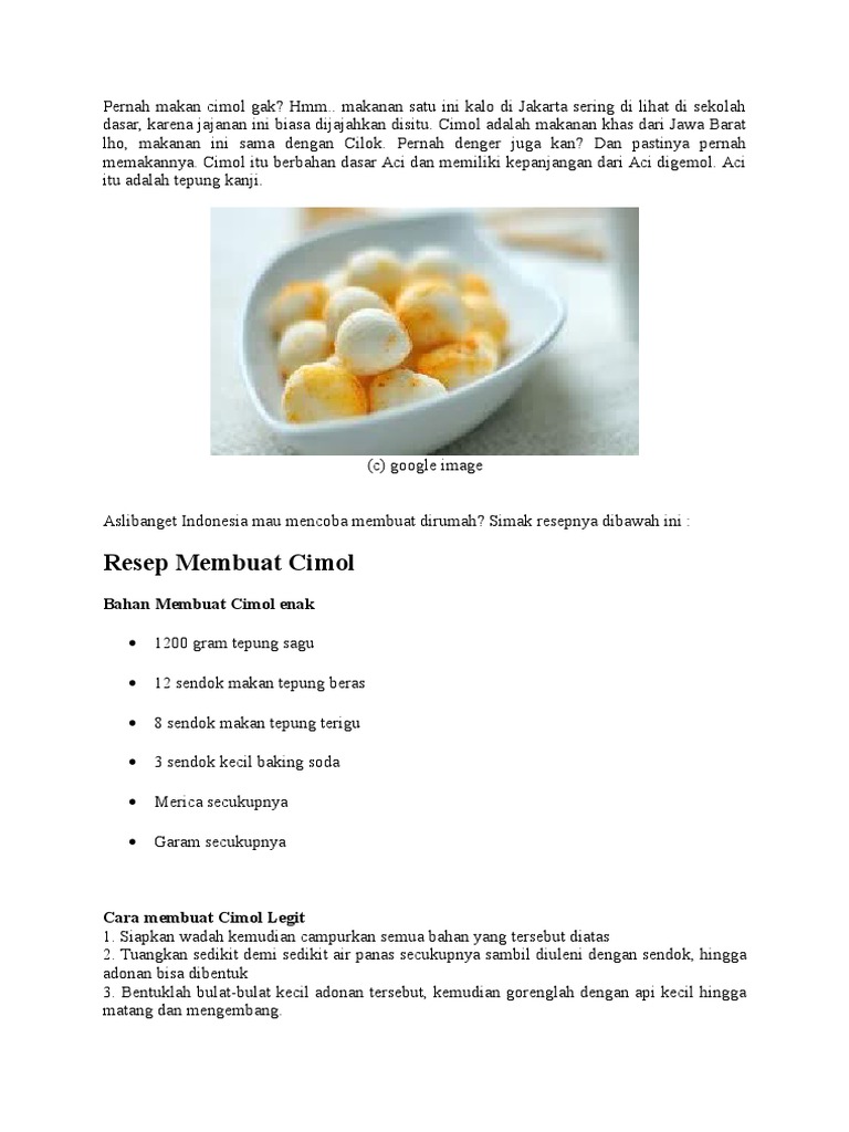 Resep Cimol Pdf
