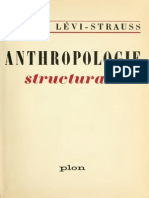LÉVI-STRAUSS, Claude - Anthropologie Structurale